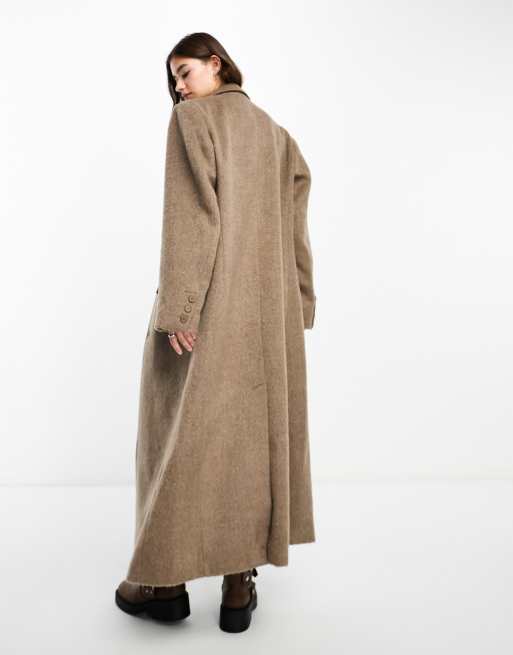 Long camel duster sales