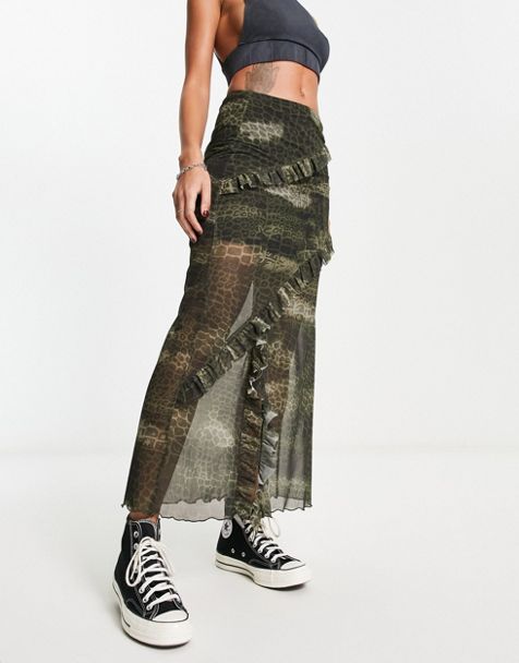Reclaimed Vintage printed cargo in camo