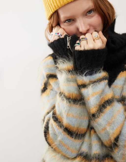 Marni Cardigan Rautenmuster Reclaimed Vintage – Mehrfarbiger