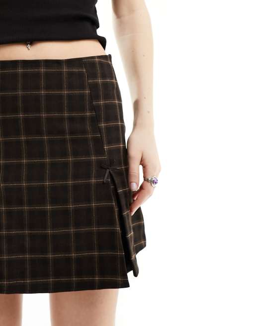 Vintage check skirt on sale