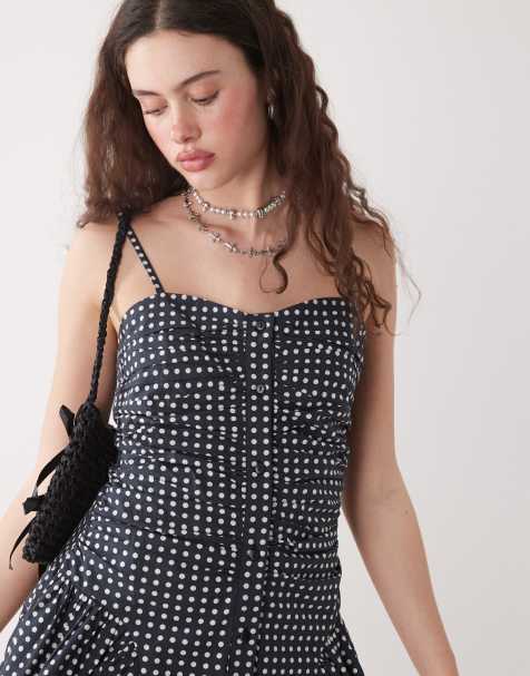 Polka Dot Dresses | Black & White Polka Dot Dresses | ASOS