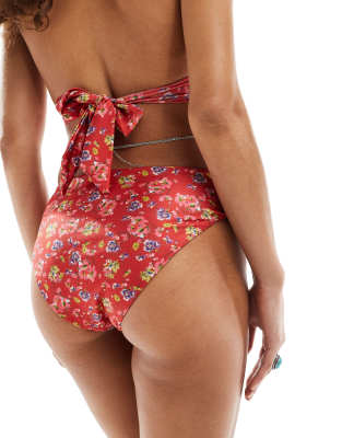 RECLAIMED VINTAGE MIX & MATCH HIPSTER BIKINI BOTTOMS 