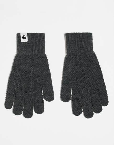 Reclaimed Vintage – Mörkgrått, våffelstrukturerat set i unisex-modell - view 1