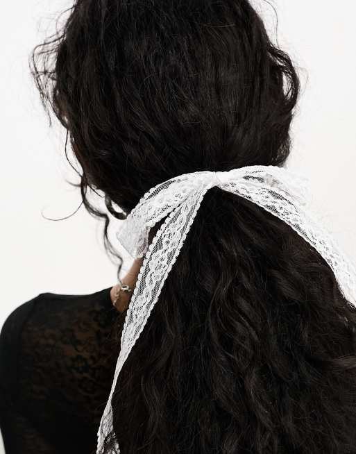 Reclaimed Vintage - Nastro per capelli in pizzo