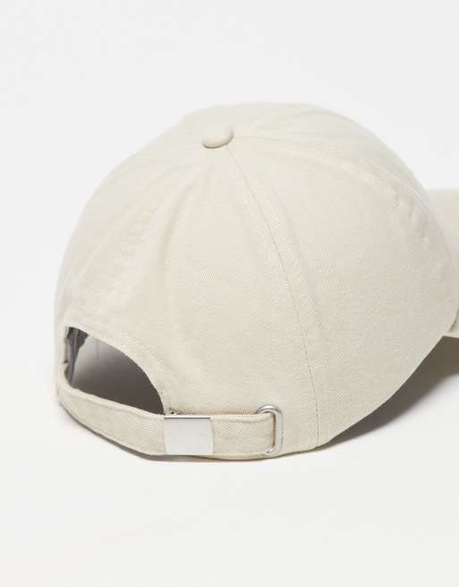 Reclaimed Vintage – Naturvit keps med logga i unisex-modell, 3 av 3