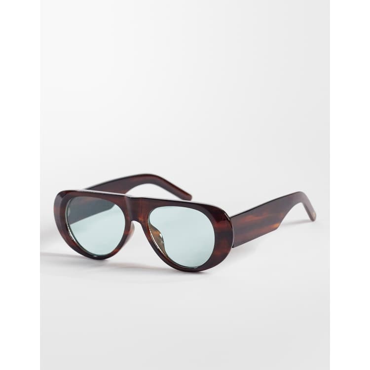 Occhiali Da Sole Vintage Marrone Polarizzati | UV400 Unisex Con Custodia Per Viaggi E Outfit Casual