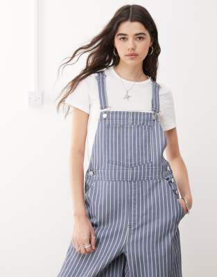 Reclaimed Vintage Overalls In Blue