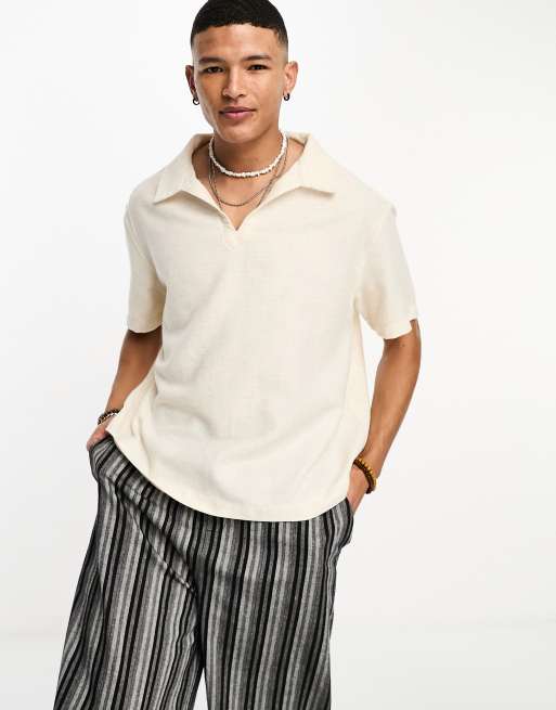 Reclaimed Vintage overhead shirt in linen 