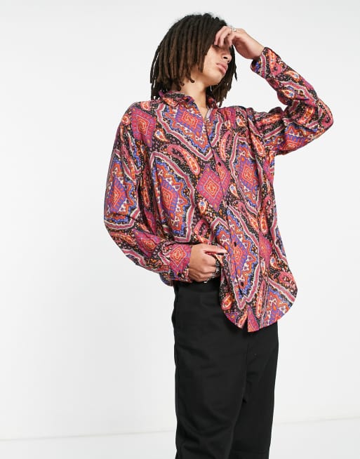 Reclaimed - Overhemd in paisley print | ASOS