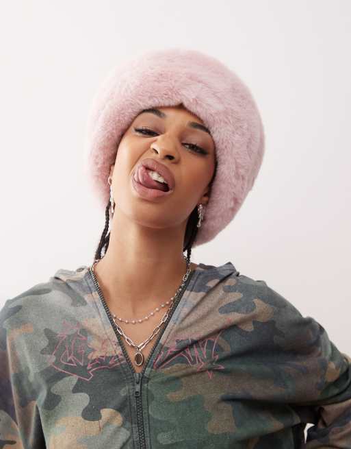 Baby fur hat online