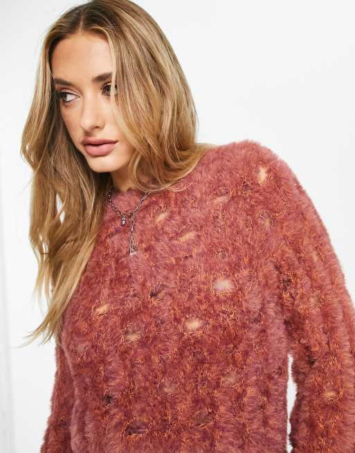 Pink discount vintage sweater