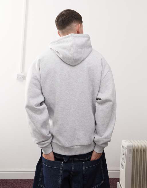 Grey vintage hoodies top