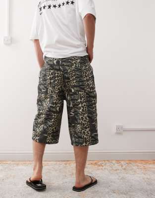 Reclaimed Vintage Oversized Longline Denim Jorts