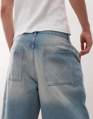 Reclaimed Vintage Oversized Longline Denim Jorts