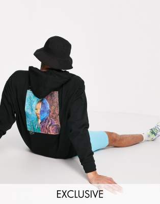 Reclaimed vintage hoodie black sales