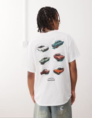 Reclaimed Vintage Oversized T-shirt With Back Car Print