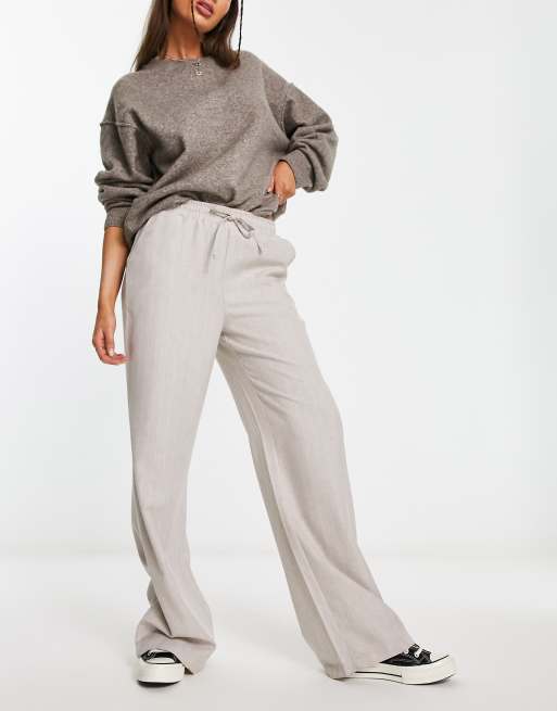 Reclaimed Vintage - Pantaloni ampi gessati