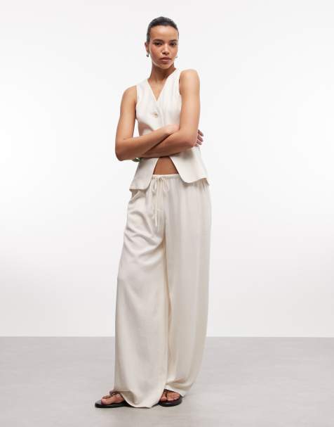 Reclaimed Vintage - Pantaloni comodi colore neutro - view 1