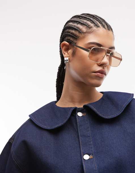 Reclaimed Vintage peter pan collar denim shirt co-ord - view 1