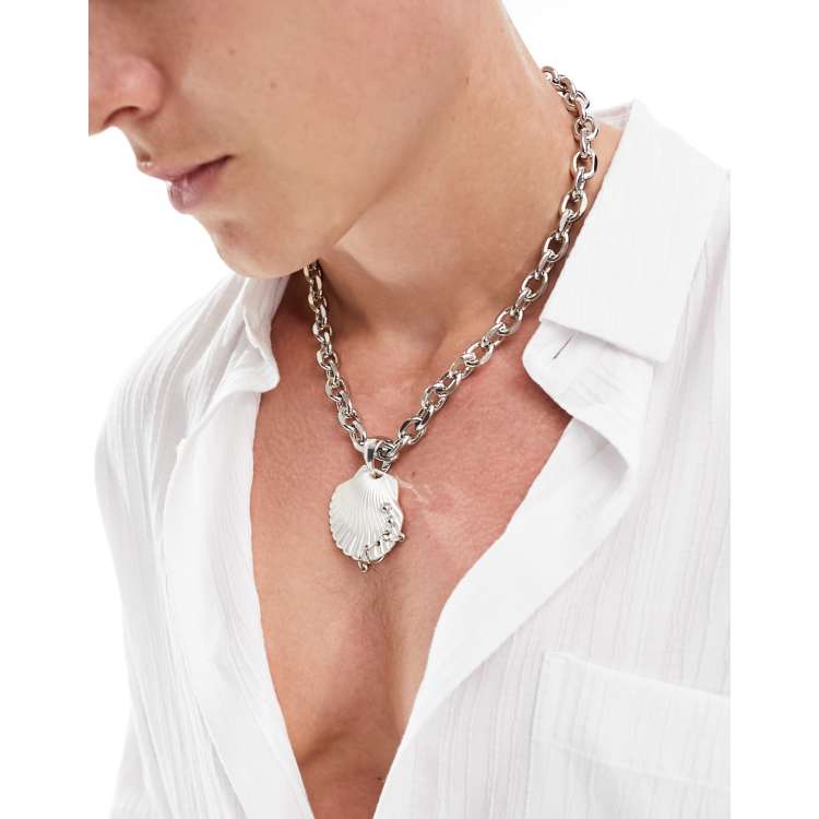Shell necklace asos discount