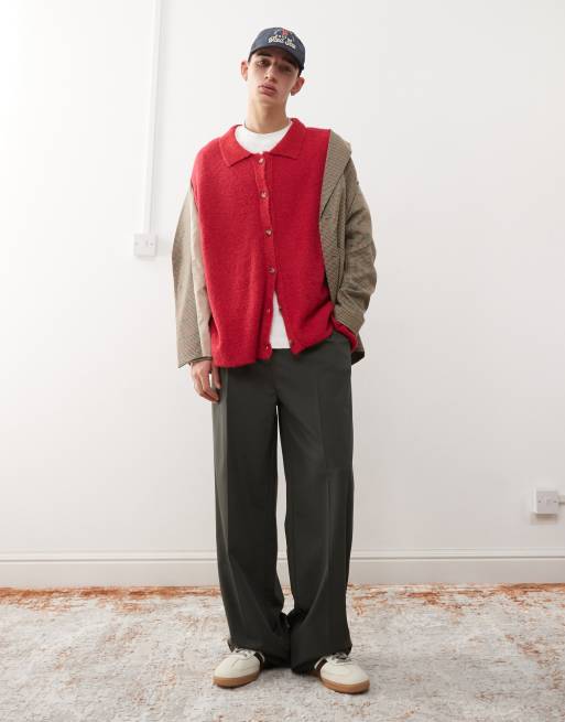 Vintage red cardigan discount