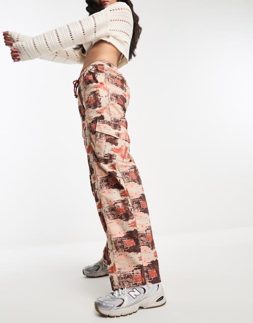 Reclaimed Vintage printed cargos in camo 