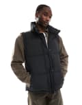 [Reclaimed Vintage] Reclaimed Vintage puffer vest in black S black