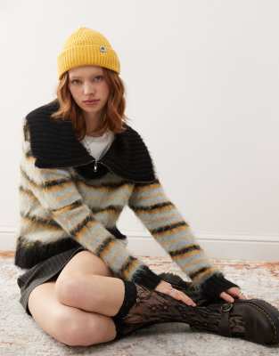 Elevenses faux fur jacket shop