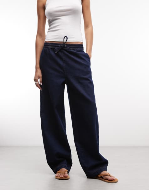 Reclaimed Vintage pull-on barrel jeans (Part of a set) - view 1