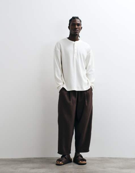Reclaimed Vintage pull on-byxor i khaki - view 1