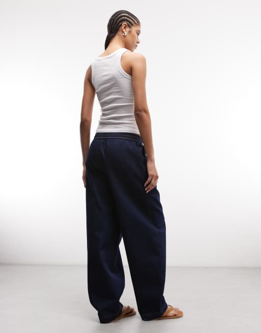 Reclaimed Vintage - Pull on-jeans med barrel-ben - Del af sæt, 5 af 5