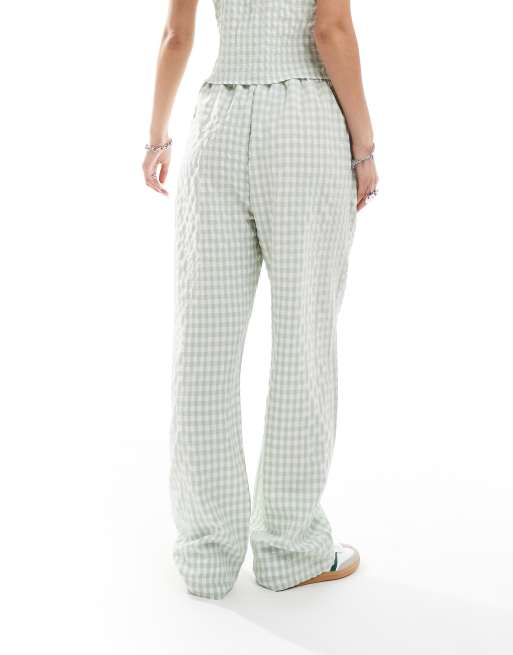 Asos gingham trousers new arrivals