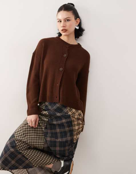 Reclaimed Vintage - Recht vest in bruin - view 1