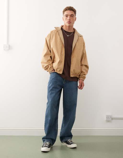 Reclaimed Vintage – Relaxed-Fit-Jeans in mittelblauer Waschung mit geradem Bein