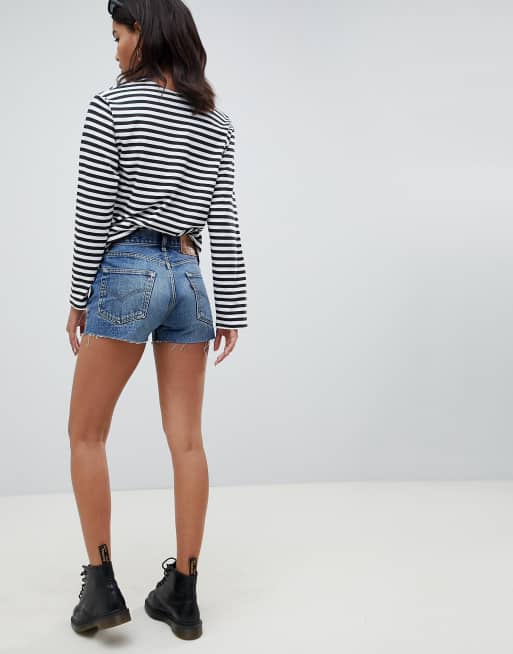 Reclaimed Vintage revived Levi s short denim shorts