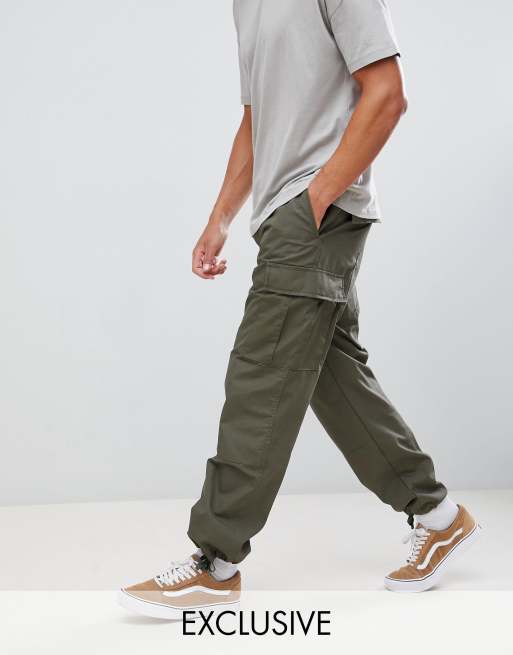 Reclaimed Vintage revived military cargo pants