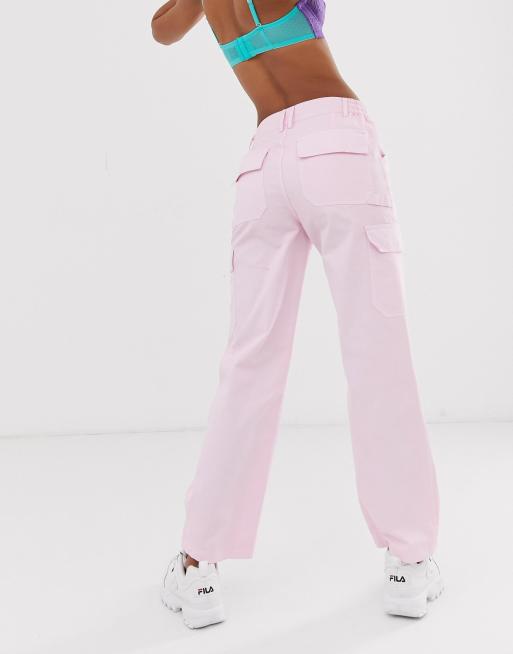 Reclaimed vintage pink pants best sale