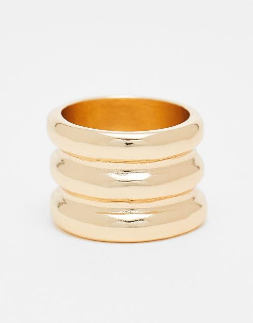 Reclaimed Vintage - Ring in goud, 2 van 3