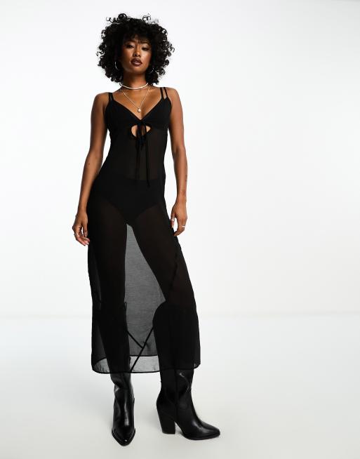 Robe caraco noire 2025