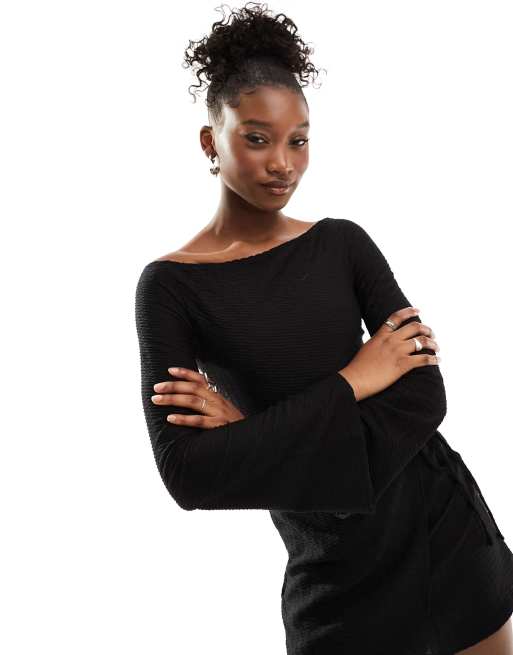 Robe noire vintage best sale