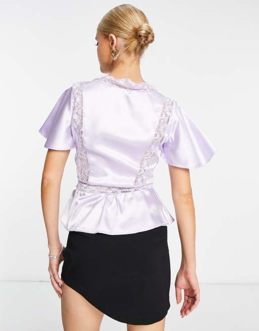Vintage satin blouse outlet