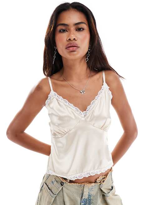 Bowler Hat White Satin Look Ribbon Trim Bowler Hat White Satin Look Ribbon Trim