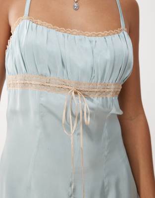 Reclaimed Vintage Satin Romper