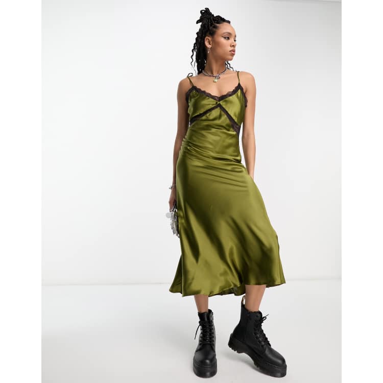 Vintage satin slip dress on sale
