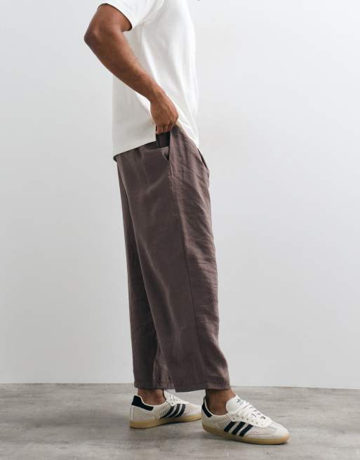 Reclaimed Vintage Schlupfhose in Braun, 2 von 5