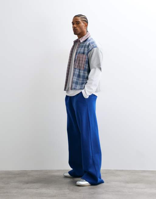 Reclaimed Vintage schwerer Jogger-Kombiteil in Blau, 3 von 5