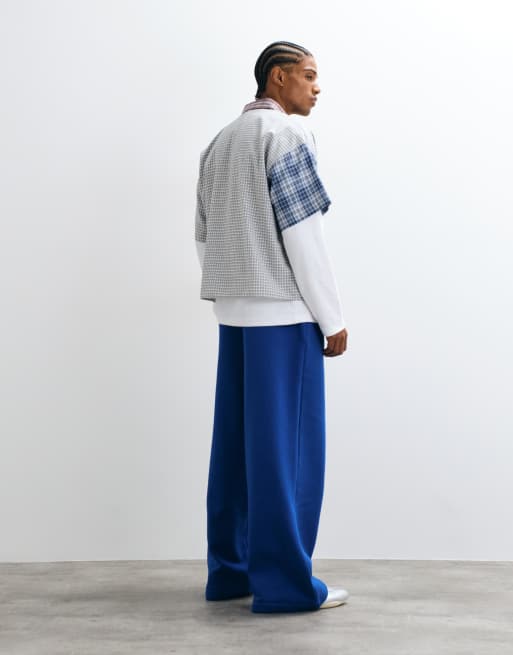 Reclaimed Vintage schwerer Jogger-Kombiteil in Blau, 5 von 5