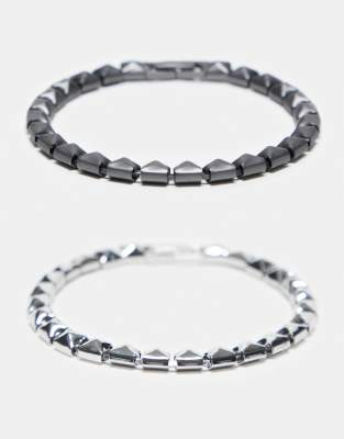 Reclaimed Vintage - Set van 2 unisex armbanden - view 1