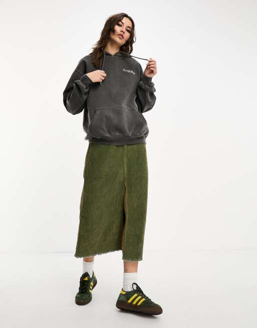 Washed charcoal hoodie hot sale