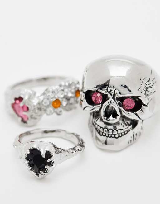 Skull rings for women discount